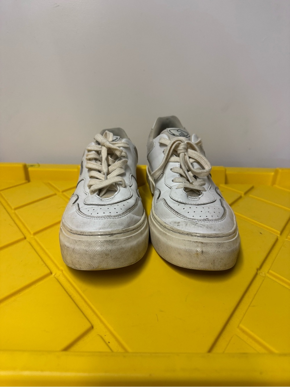 Stepney Workers Club Pearl S-Strike Leather Sneakers White Cream EU 43